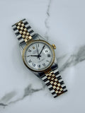 1980s Rolex Datejust White "Buckley" Dial