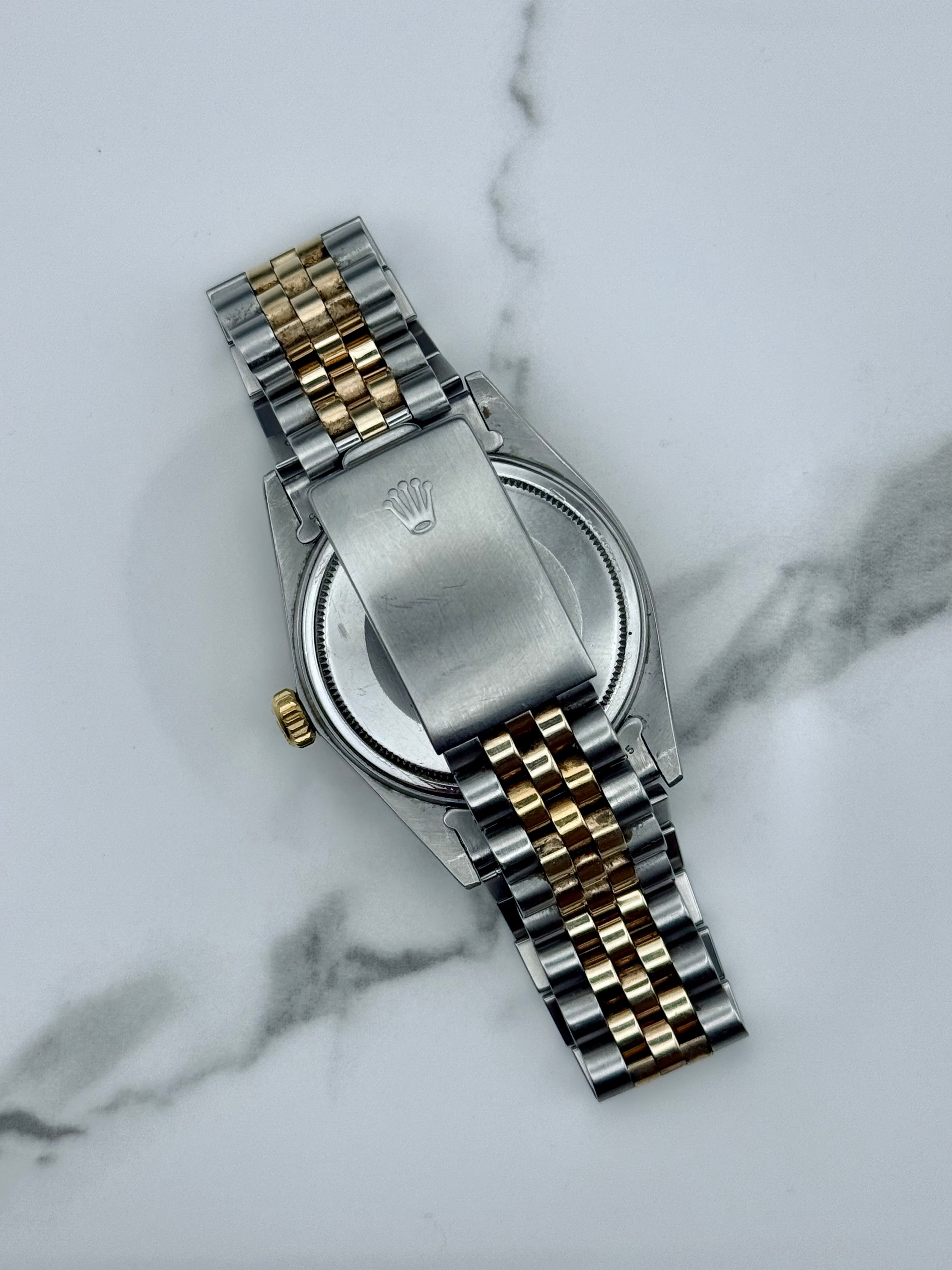 1980s Rolex Datejust White "Buckley" Dial